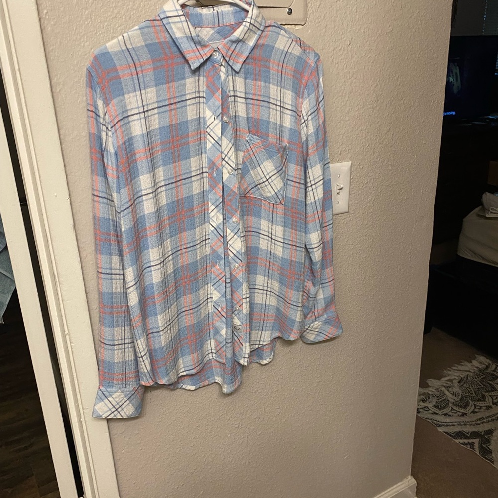 NWOT Rails Brady Ivory Cloud button down- size small - Picture 3 of 7